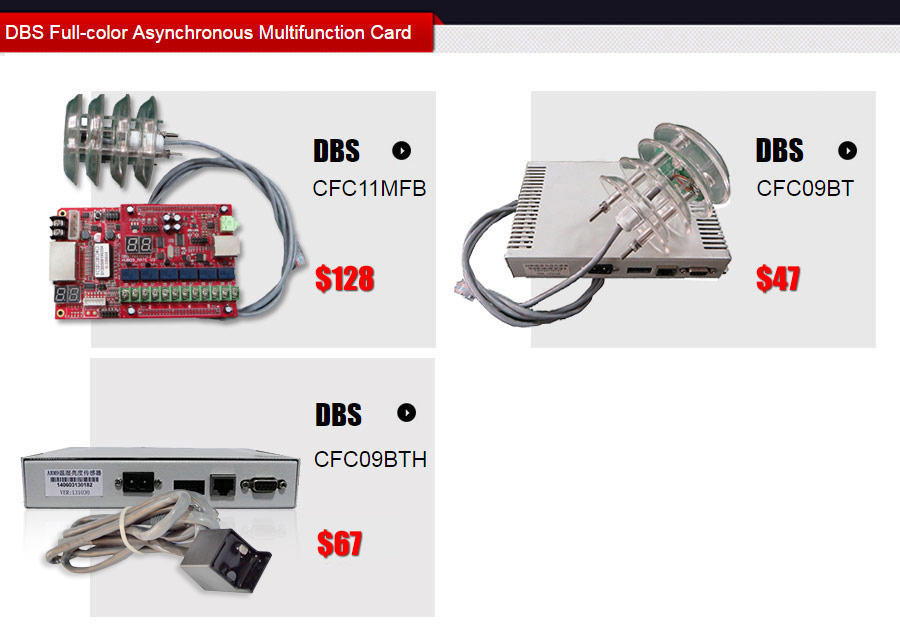 led display multifunction card