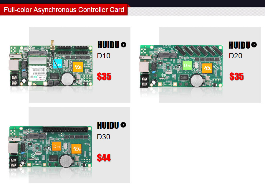 led display multifunction card