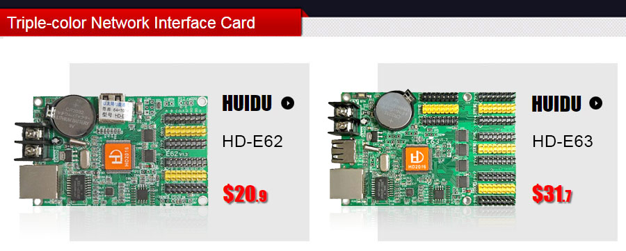 Triple-color Network Interface Card