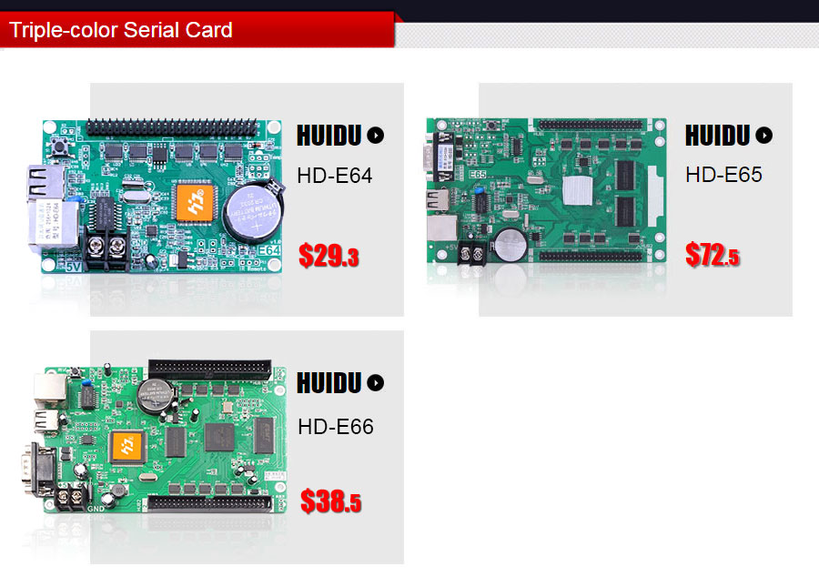 Triple-color Serial Card