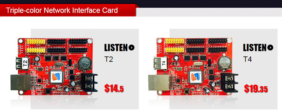 Triple-color Network Interface Card