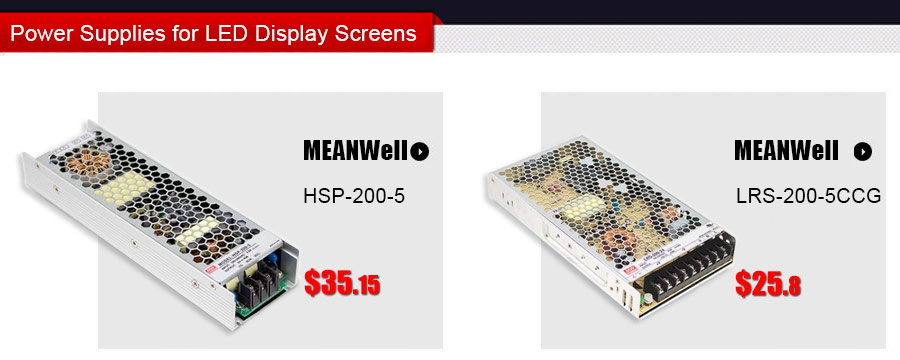 MEANWell  Power Supplies for LED Display Screens