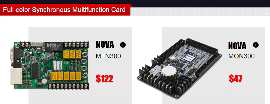 led display multifunction card