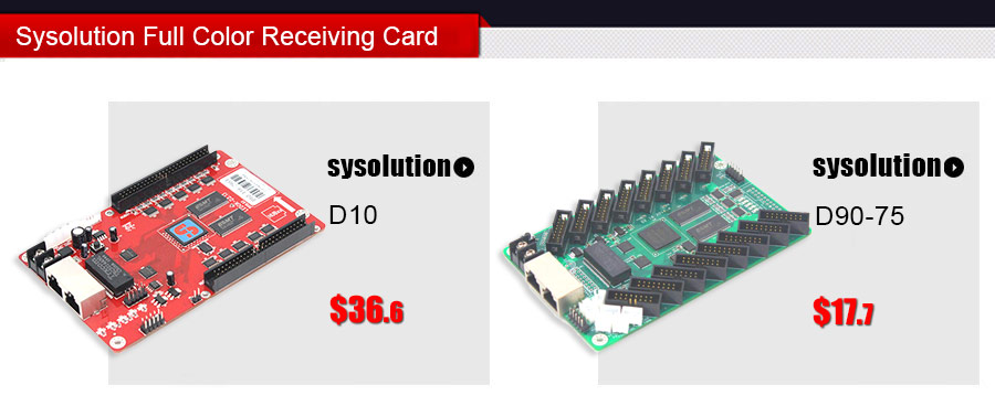 Sysolution Full Color Receiving Card