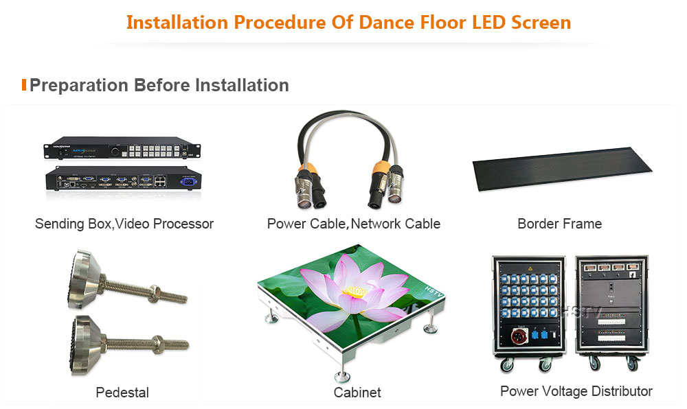 PH3.91 Outdoor SMD Dance Floor LED Screen