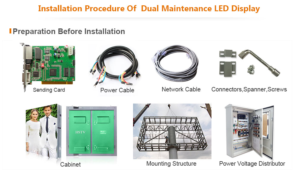 PH16 Outdoor DIP Dual Maintenance LED Display