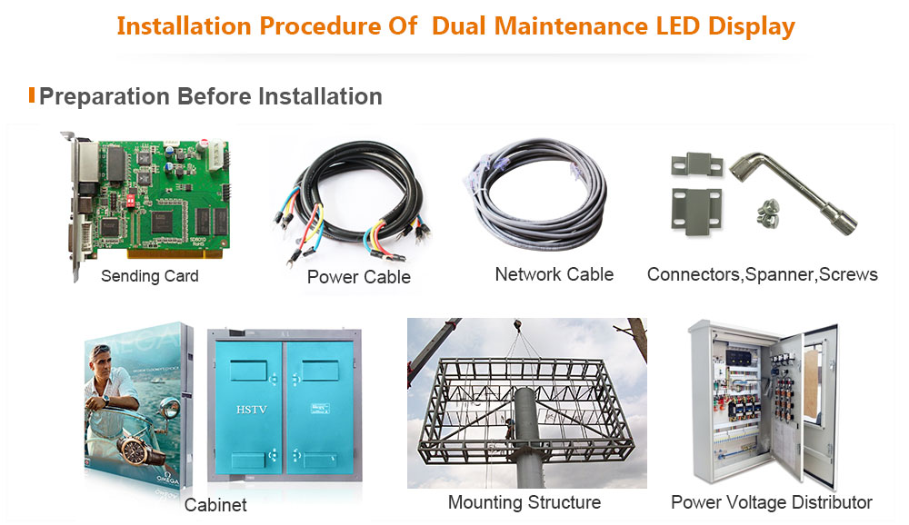 PH8 Outdoor SMD Dual Maintenance Module Full Color LED Display