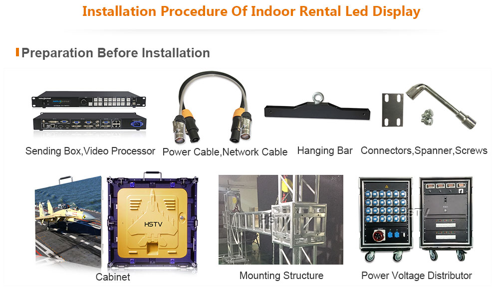 PH2.5 OptoKingdom Installation procedure of outdoor Rental led screen