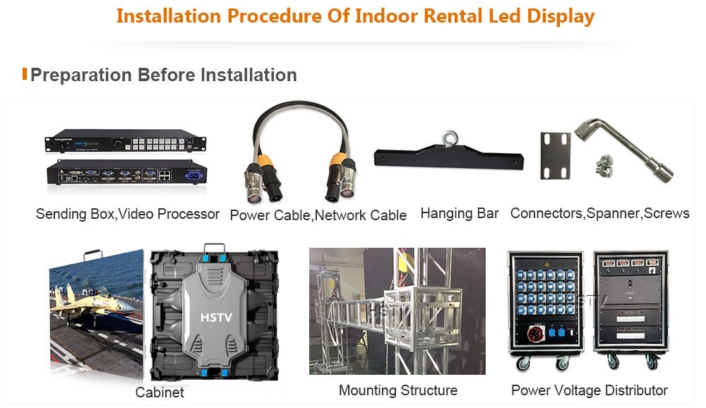 PH2.5 OptoKingdom Installation procedure of outdoor Rental led screen