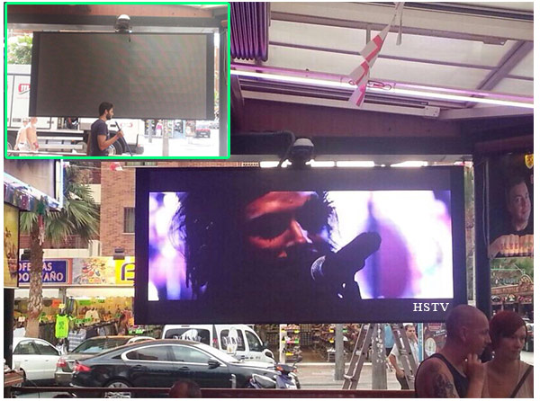 indoor advertising led tv display factory