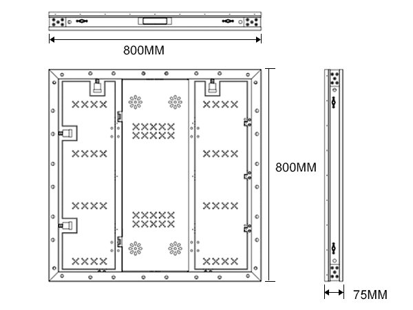 Indoor custom led display