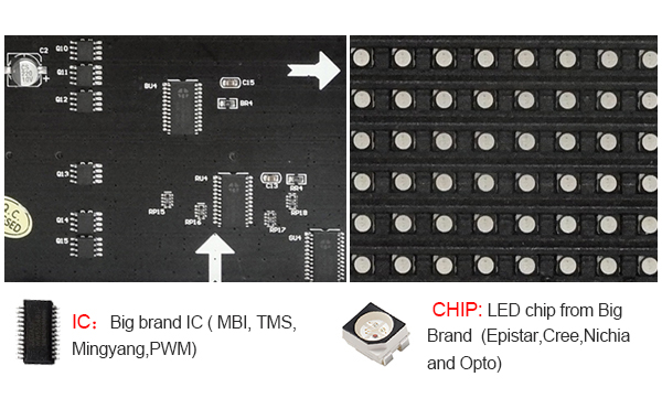 indoor flexible led screen module