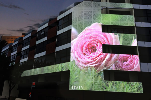 strip curtain led advertising displays