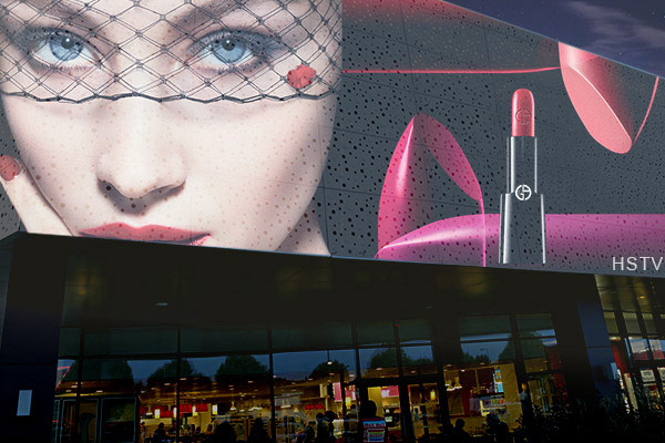 strip curtain led advertising displays