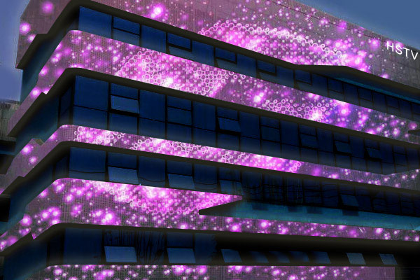 strip curtain led advertising displays