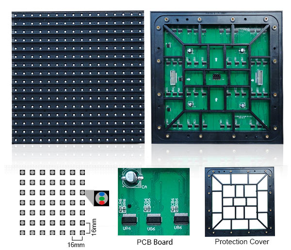 outdoor led display module