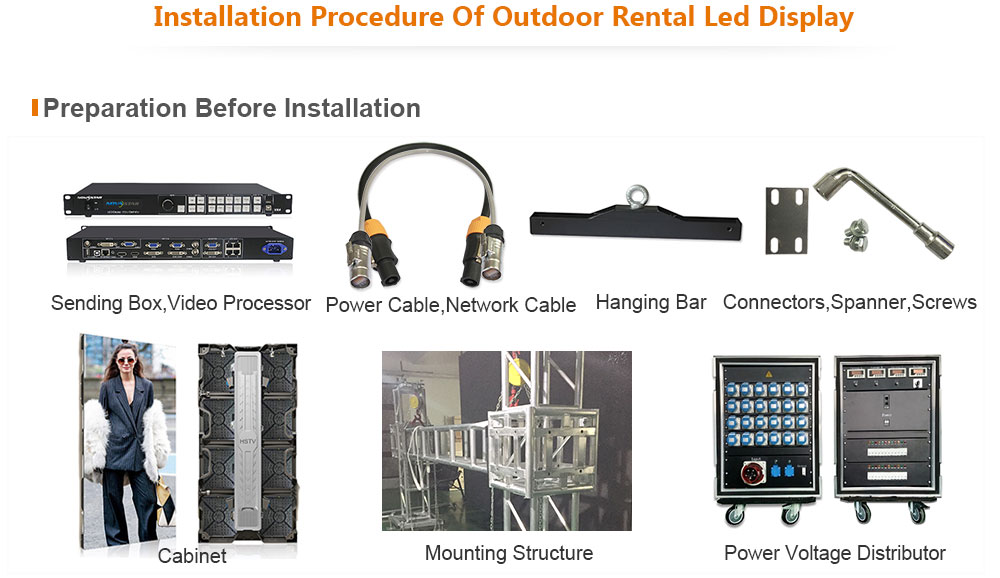 ph4.81 OptoKingdom Installation procedure of outdoor Rental led screen