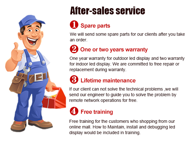 Good after-sales service