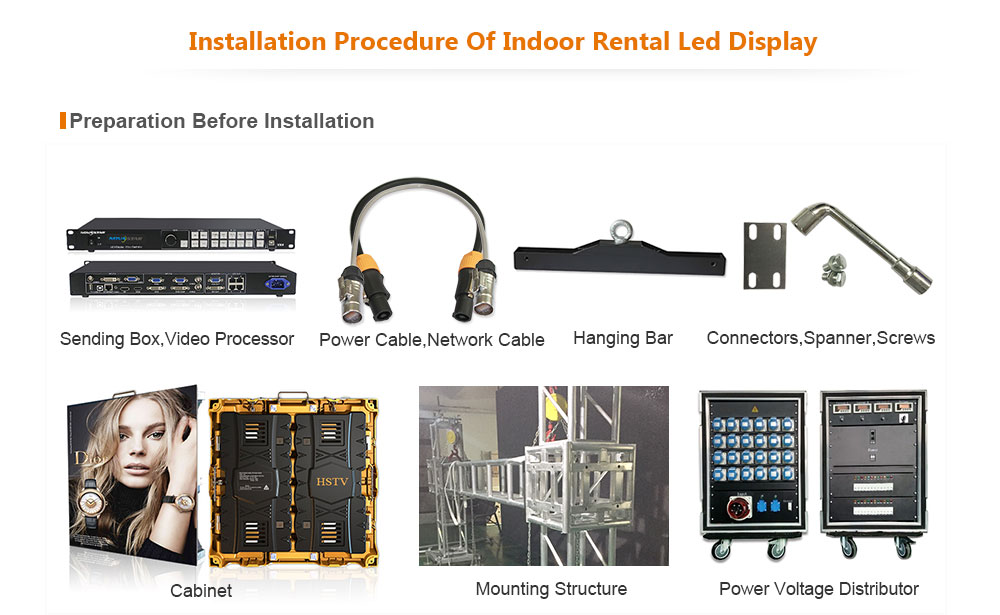 OptoKingdom Installation procedure of outdoor fixed led display