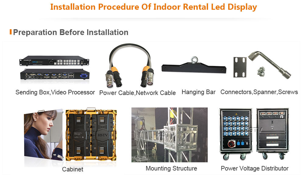 ph4 OptoKingdom Installation procedure of outdoor fixed led display