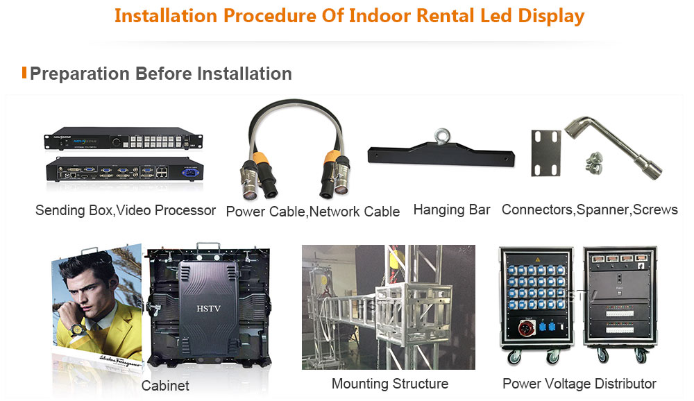 ph6 OptoKingdom Installation procedure of outdoor fixed led display