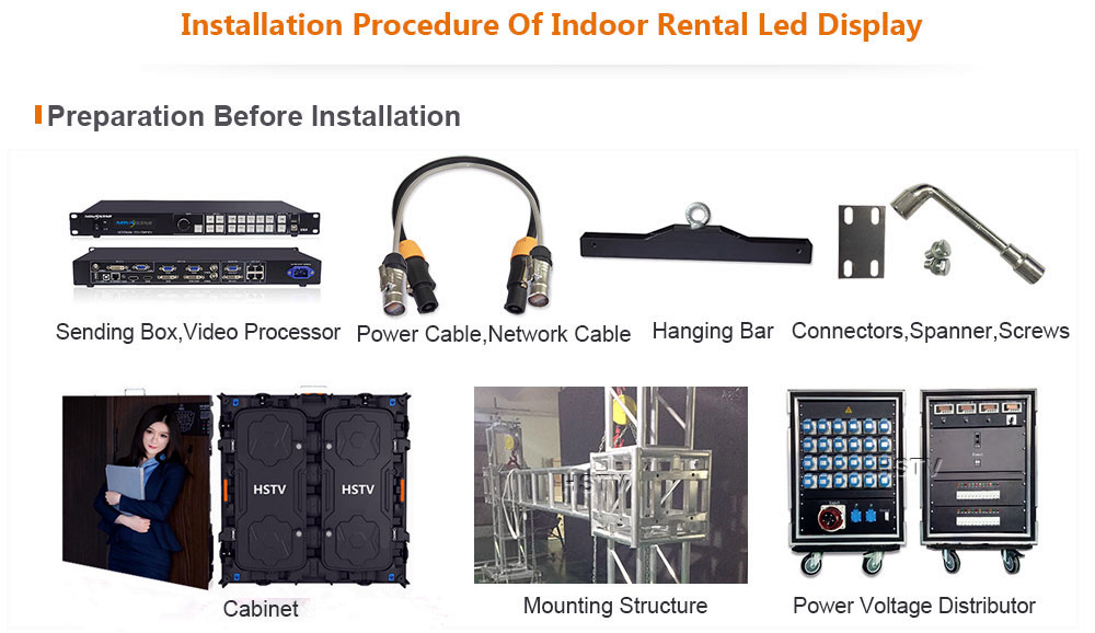 OptoKingdom Installation procedure of outdoor fixed led display