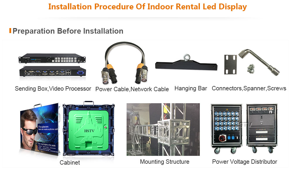 ph5 OptoKingdom Installation procedure of outdoor fixed led display