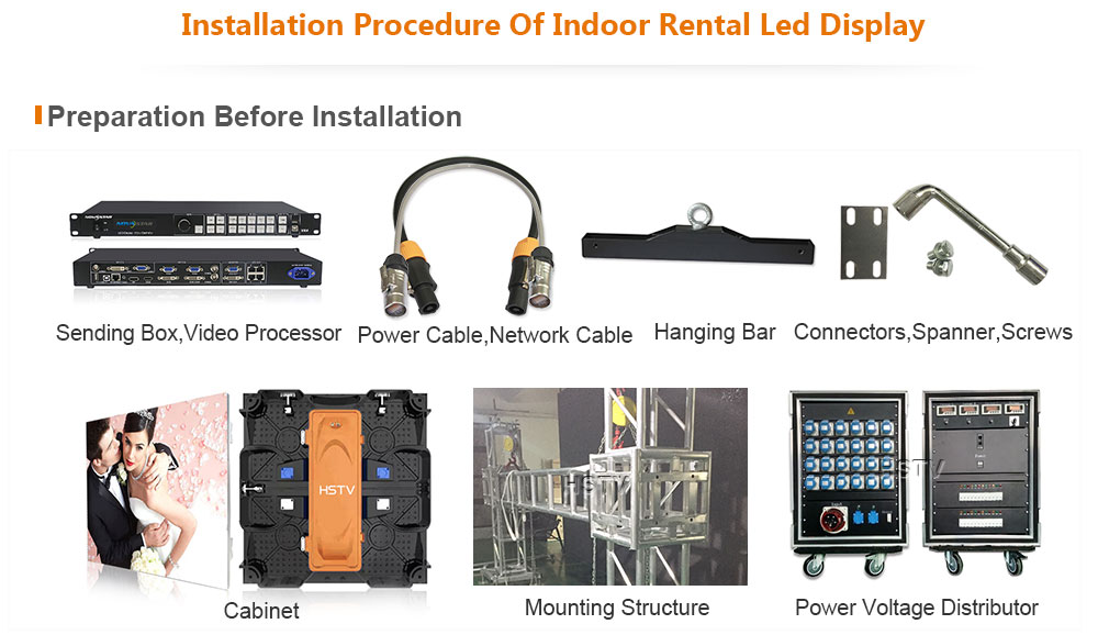 OptoKingdom Installation procedure of outdoor fixed led display