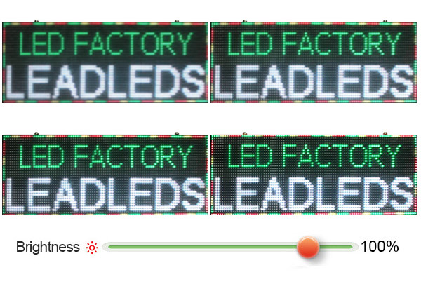 full color led sign for outdoor