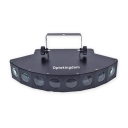 Eight eyes fan-shaped led beam light