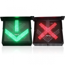 LED Red Cross Green Arrow Light