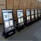 43'' movable smart battery Outdoor LCD displays signage