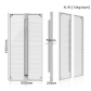 PH7.81-15.625 Transparent LED Screen 500×1000mm