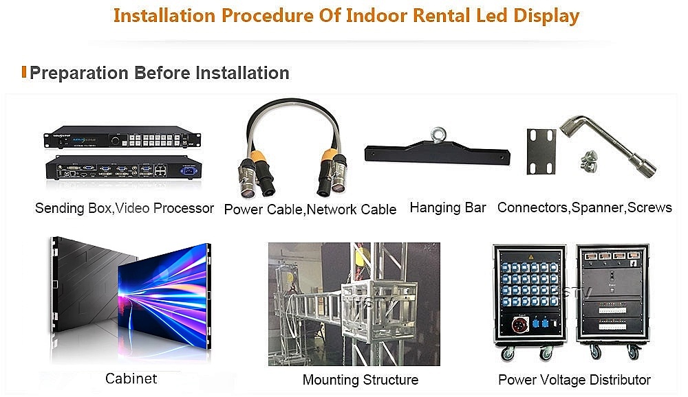 PH1.86 OptoKingdom Installation procedure led screen