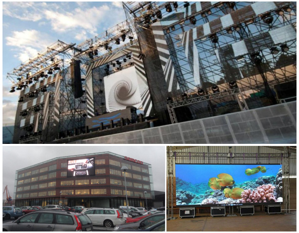 outdoor digital advertising led tv display