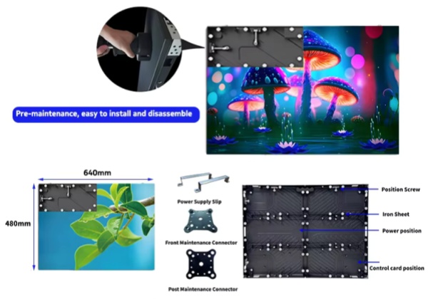 high quality rental led screen