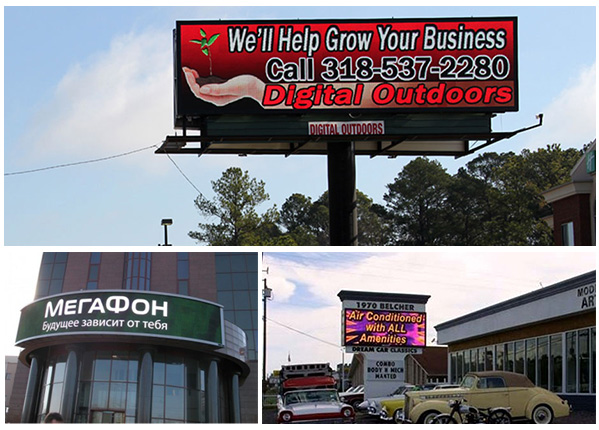 led sign for outdoor